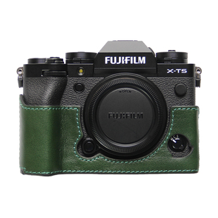 适用富士xt50相机保护套xt5皮套X-T4牛皮底座xm5真皮xt30iii/XT20