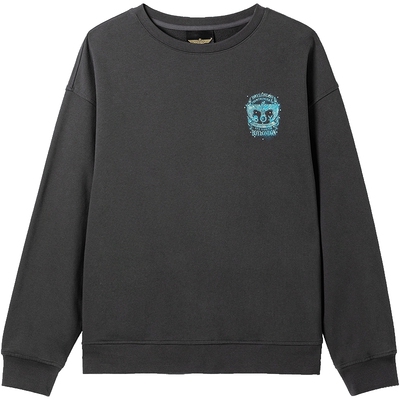 【浩瀚星辰】BOYLONDON春季情侣烫钻潮牌圆领套头长袖卫衣N03063