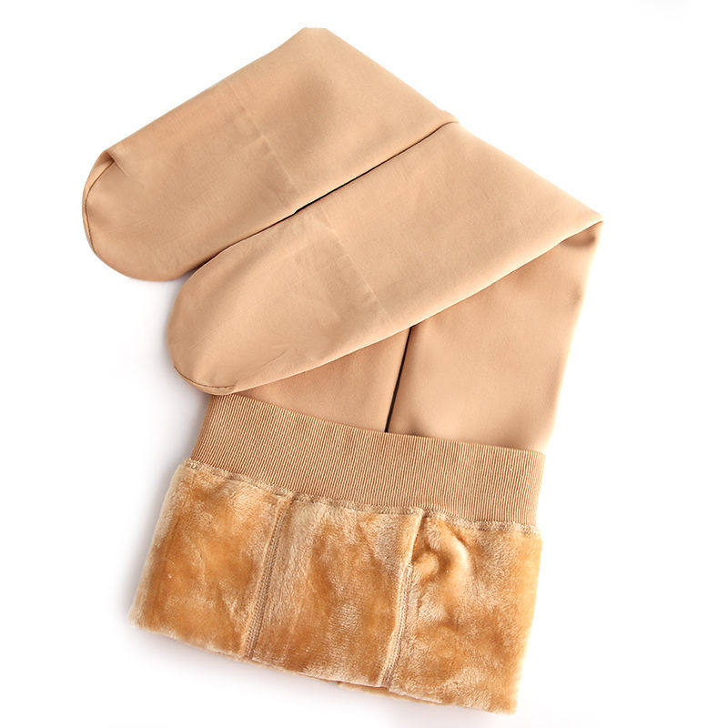 女童打底裤肤色加绒加厚儿童肉色连裤袜男童舞蹈裤袜光腿神器踩脚