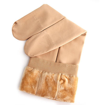 女童打底裤肤色加绒加厚儿童肉色连裤袜男童舞蹈裤袜光腿神器踩脚