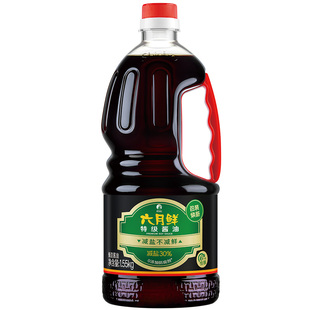 六月鲜特级酱油1.55kg原酿造酱油凉拌炒菜生抽调味品0%添加防腐剂