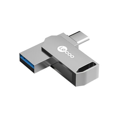 联想TSU10合金U盘USB2.0大容量256GB冰感散热商务办公学习车载U盘