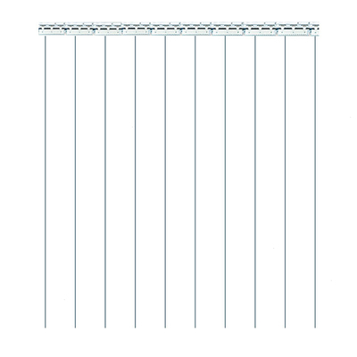 空调软门帘加厚空调防风透明pvc塑料挡风冷气店铺商用水晶皮门帘