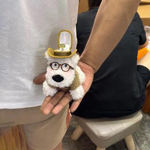 帽子西高地玩偶小狗戒指盒告白求婚首饰盒送男女友惊喜礼物创意