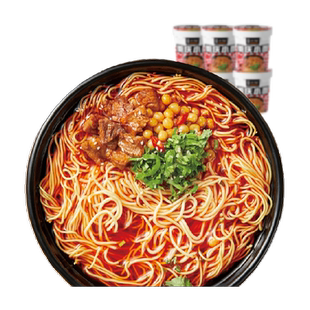 【领补贴】莫小仙重庆小面桶装冲泡速食方便面酸辣粉泡面整箱