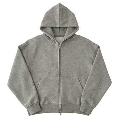 INKNOTS重磅短宽双拉链卫衣