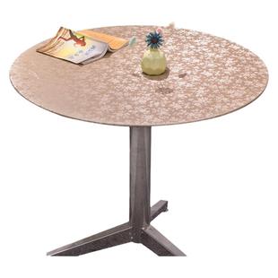 圆桌布防水防油防烫免洗餐桌布松紧带防滑桌套酒店家用转盘套