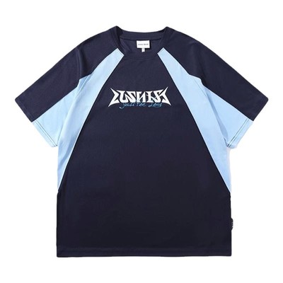 LUSHISI速干运动篮球短袖复古美式投篮服训练t恤炽热如火主题印花