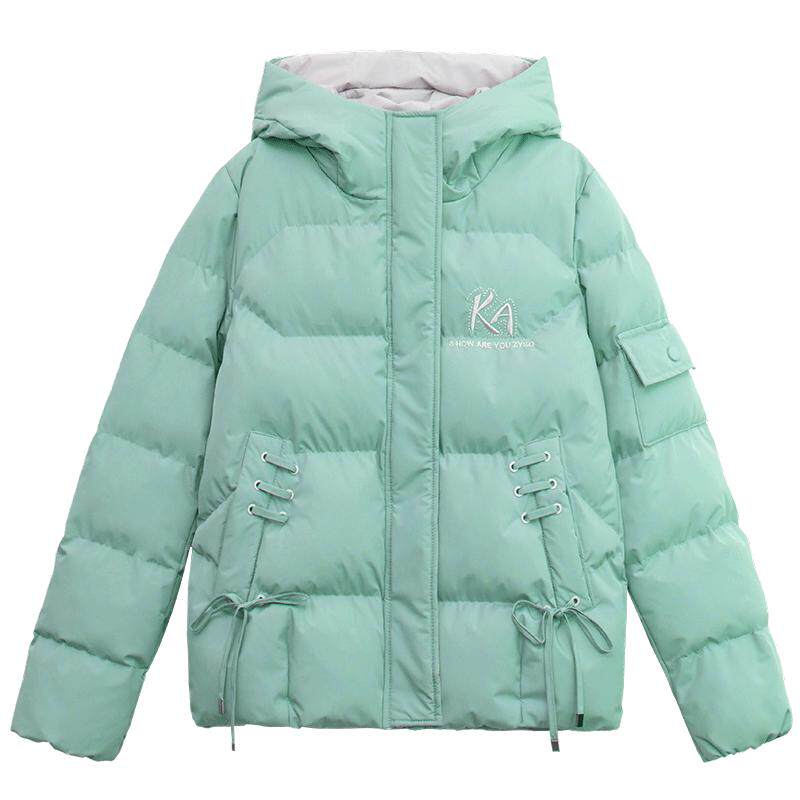 短款羽绒棉服加厚外套女宽松棉衣