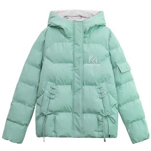 羽绒棉服女2025新款短款韩版宽松棉袄女装秋冬季加厚外套刺绣棉衣