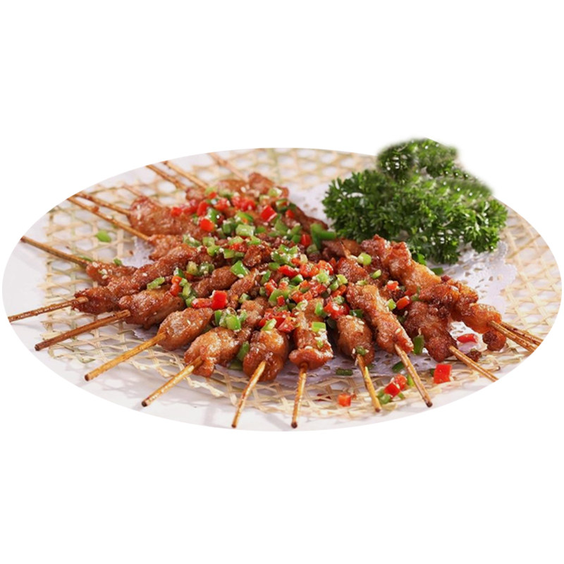 竹签兔肉串烧烤夜市小吃半成品