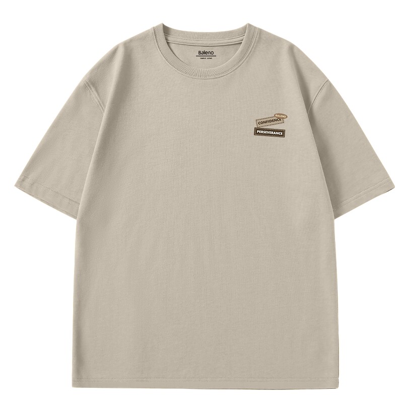 班尼路纯棉短袖男款夏季新款宽松t恤男机能风工装潮流男士上衣服A