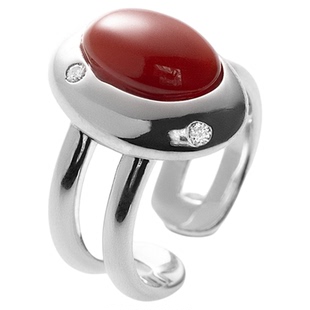 一川月白【宇宙之眼戒指】简约百搭纯银戒指时尚气质高级感戒指