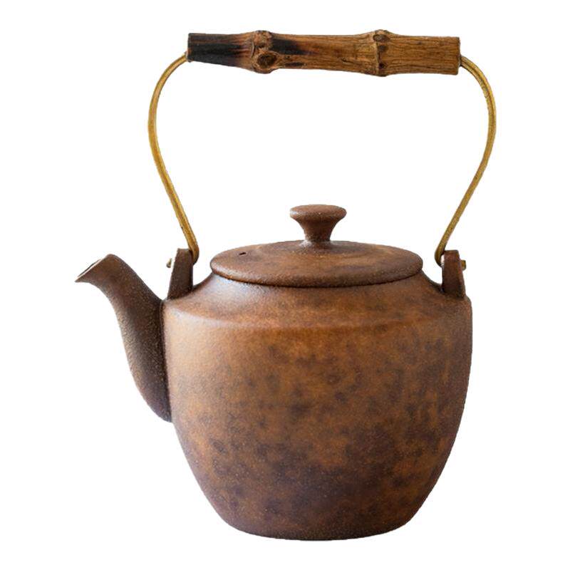 陶作坊老岩泥六次烧内松花釉茶壶泡茶壶单壶家用泡茶神器茶具送礼