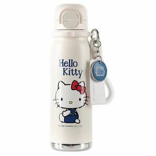 杯具熊hellokitty双饮保温杯锐气运动水壶儿童学生不锈钢便携杯子