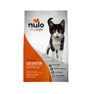 Nulo诺乐自由天性猫罐头低脂高蛋白火鸡鸭肉5磅全价幼猫成猫粮