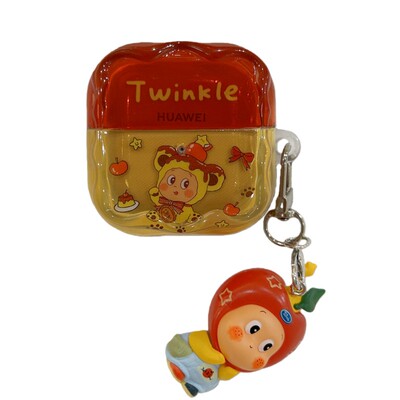 趣味红苹果卡通蓝牙耳机壳