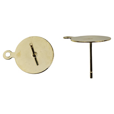 V.feel平拖耳针18K包金持久保色