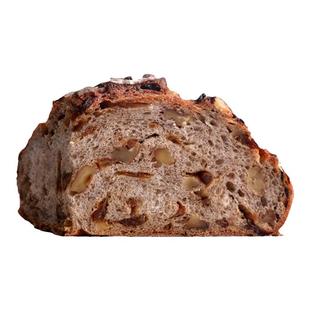 奈时NICEBAKER 黑麦无花果核桃低法式乡村硬欧包全麦坚果脂面包