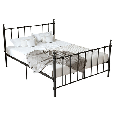 欧式风简约加固宿舍铁架子双人床