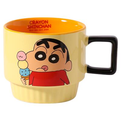 蜡笔小新陶瓷叠叠杯马克杯乔迁礼