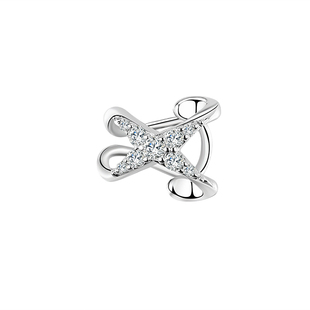 无需耳洞 LE LOUP原创设计师款X未知数耳骨夹女耳钉冷淡风ins气质