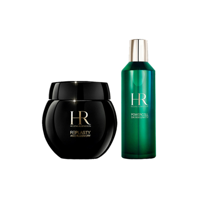 HR赫莲娜 黑绷带面霜50ml+绿宝瓶悦活蓄能新肌水200ml组合