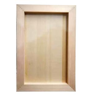 岩彩画板框大漆画古典油画板画框沥粉实木板面底板坦培拉框面板框