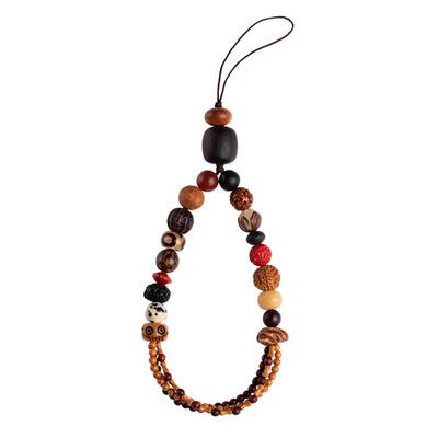 琼睿复古美拉德手机链挂绳多宝手提挂链挂饰绳钥匙扣挂链cdd相机挂绳手机壳挂链多籽多福财源挂饰女精致挂件