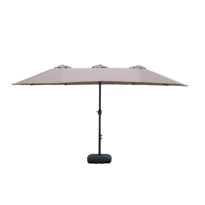 户外遮阳伞庭院咖啡厅露营伞LOGO