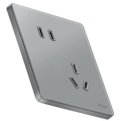 德力西DE898超薄开关插座面板