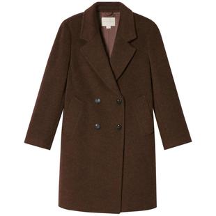 PSALTER诗篇美丽诺羊毛苏利羊驼毛美拉德大衣毛呢外套冬款