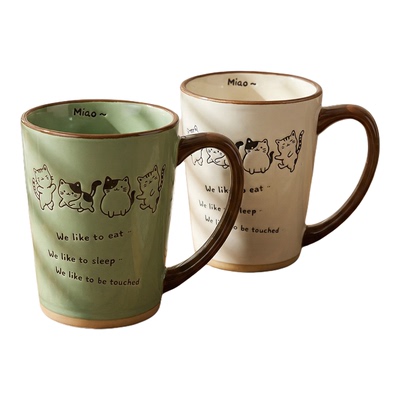 tinyhome复古高颜值陶瓷马克杯