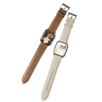 匠戴适用iWatch锁线小羊皮表带