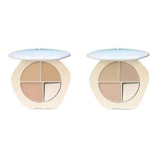 彩棠三色遮瑕小样遮瑕盘遮盖黑眼圈斑点提亮泪沟法令纹彩塘