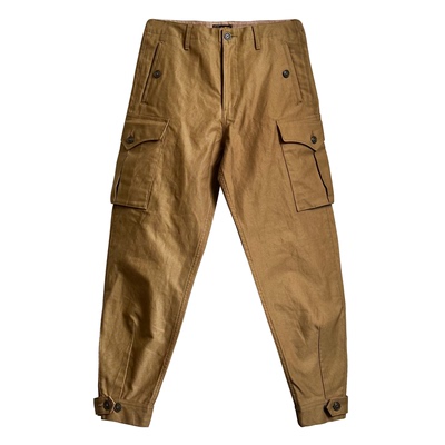 高密丛林布地勤工装裤