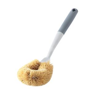 天然椰棕锅刷厨房长柄不易沾油不伤锅去污刷洗碗刷锅刷神器清洁刷