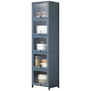 餐边柜子储物柜厨房置物架夹缝收纳柜酒柜茶水窄边柜客厅现代简约