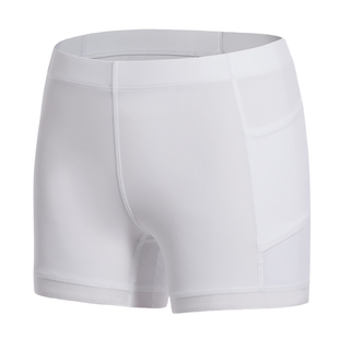 寻路人运动网球打底裤女短裤速干羽毛球健身底裤口袋网球裙连衣裙