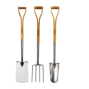 花小白园艺大铲大叉家用种花种菜松土挖掘堆肥工具BerryBird品牌