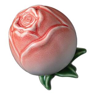 陶瓷茶叶罐创意玫瑰花密封罐饰品摆件情人节情侣礼品罐糖果分装罐