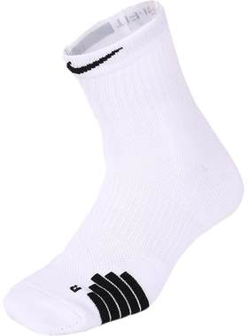 滔搏NIKE耐克中性运动袜休闲篮球舒适袜子SX7625-100