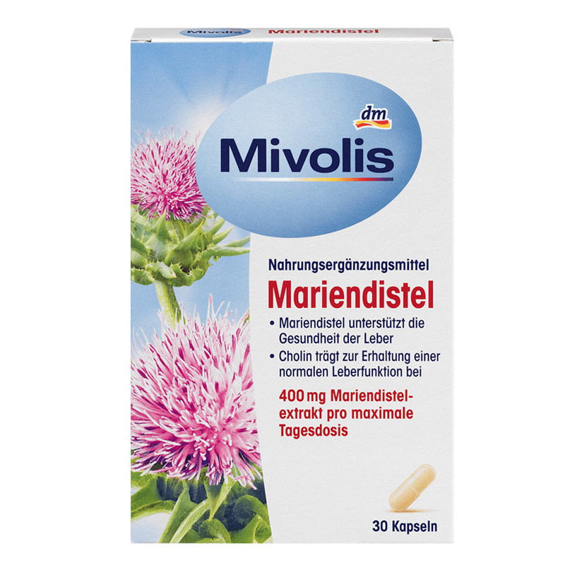德国Mivolis水飞蓟提取物养肝片