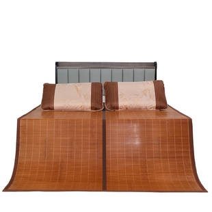 凉席竹席夏季0.9米学生宿舍单人家用可折叠1.5双面夏天新款草席子