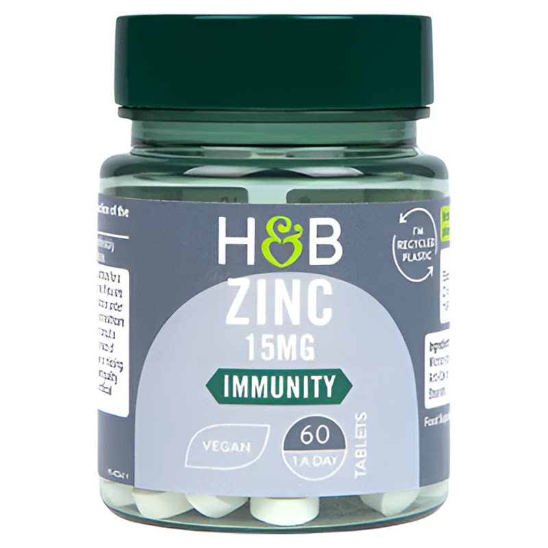 英国HB荷柏瑞补锌片120片