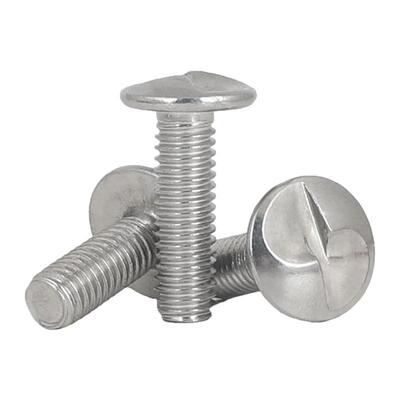304不锈钢圆头单向螺钉一字