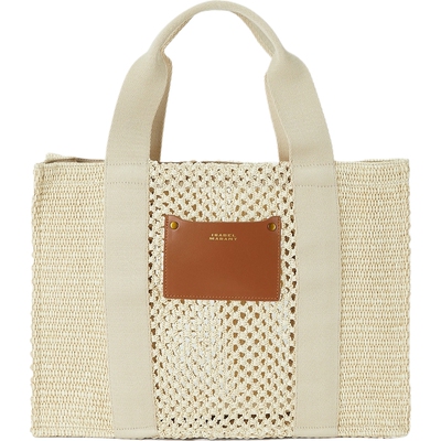 【礼物】Isabel Marant 女皮革边饰海岛度假手提包