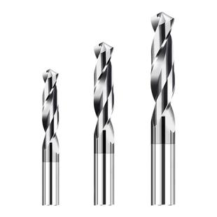 硬质合金钨钢钻头大全高硬度涂层麻花加长进口不锈钢打孔直柄钻咀