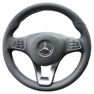 奔驰新款C级新E级GLC260 C200 E300 GLA GLE CLA专用手缝方向盘套