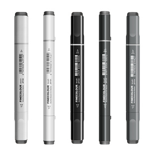 法卡勒马克笔灰色系TG套装一代二代三代四代五代软头手绘素描工业产品设计冷灰CG系中灰NG系考研培训画笔六代